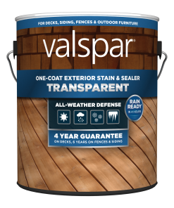 Valspar One-Coat Transparent Stain & Sealer